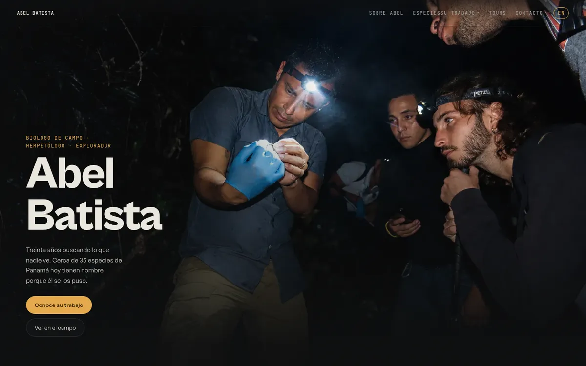 Sitio web de Abel Batista